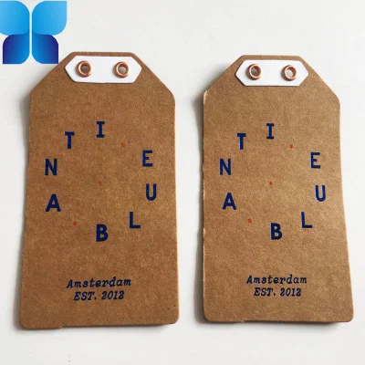 Cartellino ecologico “Modern” per accessori di abbigliamento